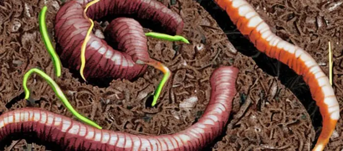 Vermikompostér s žížalami pro domácí zpracování bioodpadu