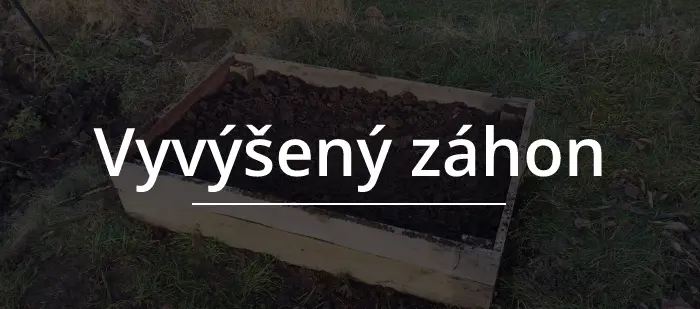 vyvýšený záhon z palety