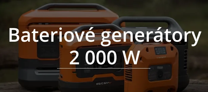 porovnání bateriových generátorů 2000 W