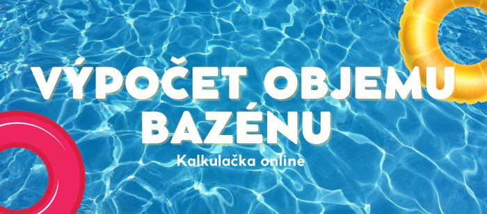 výpočet objemu bazénu online kalkulačka